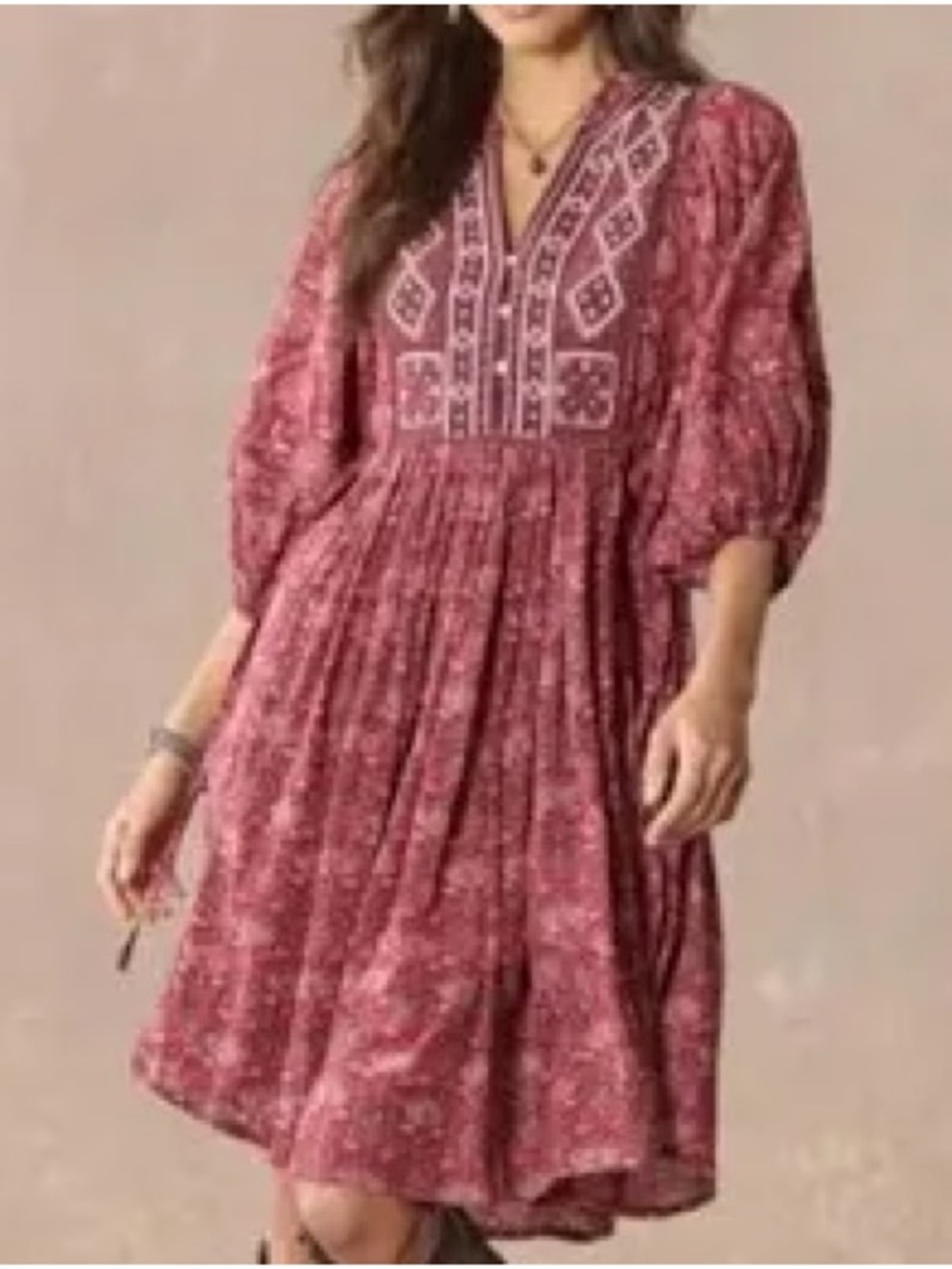 Sundance Sundance Lizet Embroidered Boho Dress size M - Picture 10 of 10